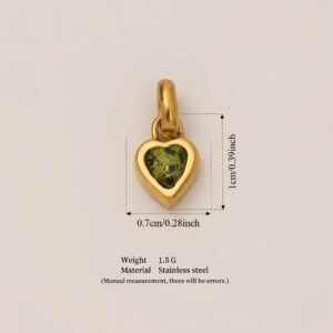 August love pendant (gold)