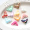 Wholesale Trendy UV Plated Acrylic Angel Wings Beads for DIY Phone Charms Keychains Jewelry Making Resale Accessory