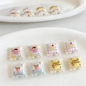 Wholesale Acrylic Ice Cream Shaped Beads for DIY Phone Chain Necklace Jewelry Making Crafts