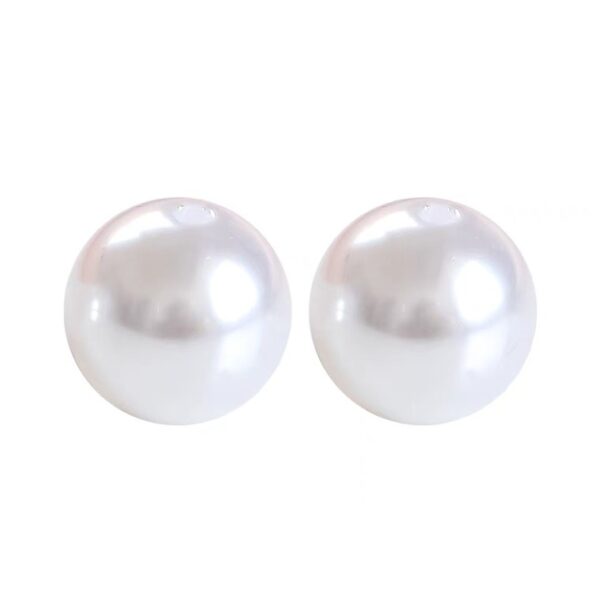 oly-1654832bc786484e21b8ab61da096564 Wholesale ABS Imitation Pearl Loose Beads Round 4mm White 200pcs DIY Bracelet Craft Jewelry Making Accessory