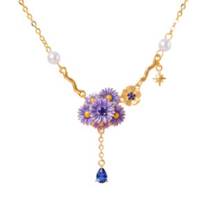 September Flower Necklace