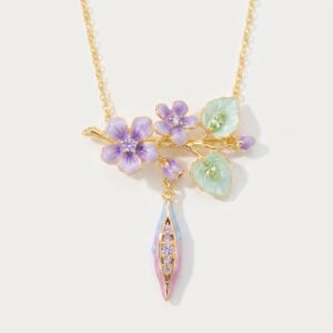 Violet necklace