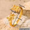 Wholesale Tone Alloy Angel Devil Adjustable Ring Trendy Women S Jewelry For Everyday Wear
