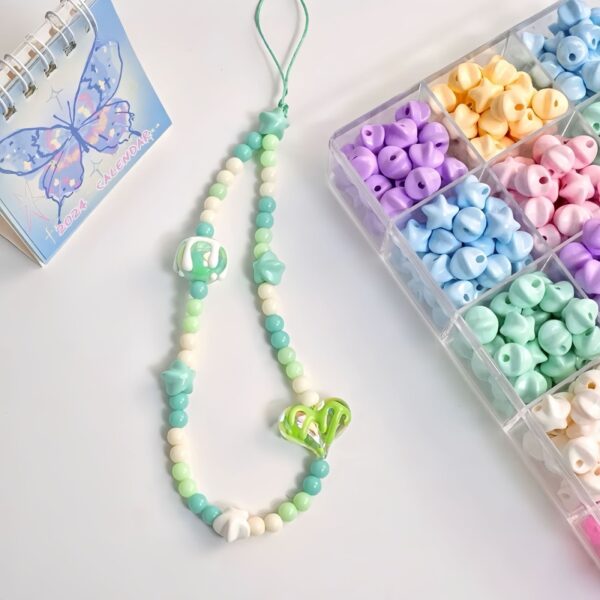 oly-16d8e1647b0e7bffef7f5ecfdef95895 Wholesale Macaron Acrylic Star Beads for DIY Jewelry Making Trendy Craft Supply Boutique Bracelet Necklace Accessory