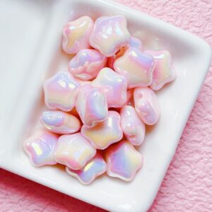 04-light pink / Size is about 14mm, hole diameter is about 2.0mm