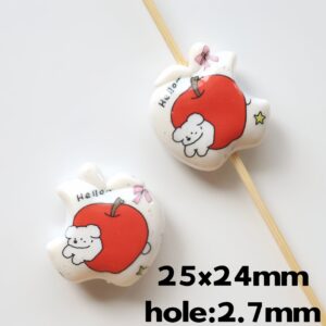 05-apple dog / See pictures for size (sold by the piece)