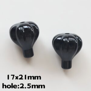 12-black / See pictures for dimensions (sold by the piece)