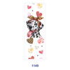 oly-173e93876678f05a69801113a045505a Wholesale 2/8/16pcs Cute Dog Leopard Headband Paw Print Heart Floral Print Pen and Bookmark Stickers UV DTF Wraps OLY Exclusive
