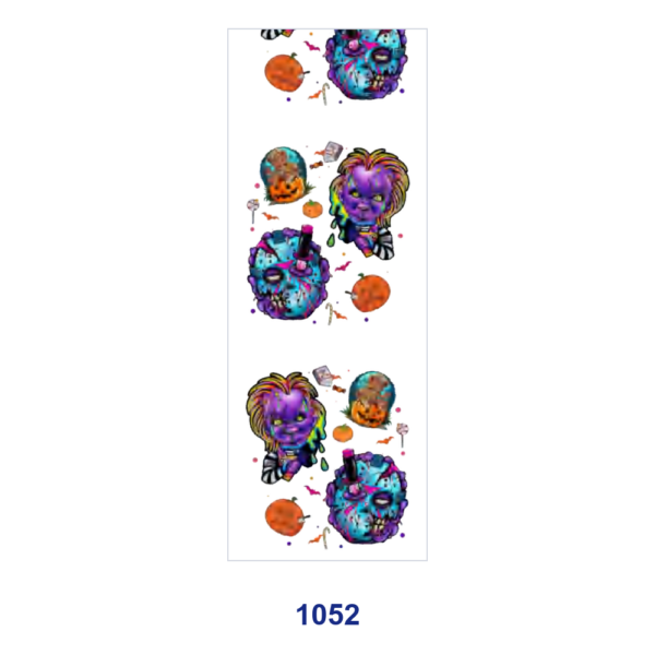 Wholesale 2/8/16pcs Skeleton Zombie Pumpkin Halloween Print Pen and Bookmark Stickers UV DTF Wraps OLY Exclusive