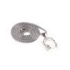 Wholesale Silver Tone Headphone Pendant Necklace Retro Punk Hip Hop Streetwear Zinc Alloy Jewelry Accessory Gift