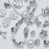oly-178d4b718076d85fbb5dac6a99993dfd Wholesale Silver Tone UV Plated Acrylic Cross Star Heart Beads Vintage Punk DIY Bracelet Jewelry Making Accessory Gift