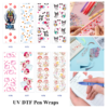 oly-179be74941f53f35c3ea022a1b989ed7 Wholesale 2/8/16pcs Fun Cloud Lightning Badge Slogan Print Pen and Bookmark Stickers UV DTF Wraps OLY Exclusive