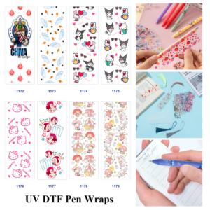 oly-179be74941f53f35c3ea022a1b989ed7 Wholesale 2/8/16pcs Fun Cloud Lightning Badge Slogan Print Pen and Bookmark Stickers UV DTF Wraps OLY Exclusive