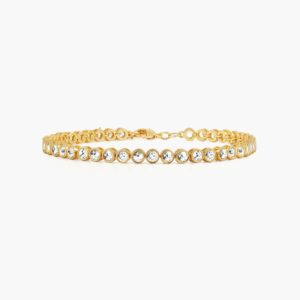 White diamond bracelet