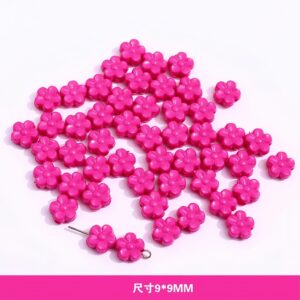 09-rose red / Size is about 9mm (sold by the piece)