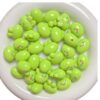 Wholesale Acrylic Glow in the Dark Rabbit Head Beads with Oil Drip Finish for DIY Phone Charm Keychain Making