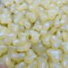 Wholesale Trendy Acrylic Loose Beads Heart Shape Yellow for DIY Jewelry Making Phone Charm Bracelet Craft Supply Gift