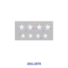 Wholesale 8pcs Pastel Color Star Glitter Print 3oz Cup Stickers Wrap OLY Exclusive