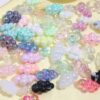 Wholesale White Chubby Cloud Acrylic Loose Beads for DIY Phone Charm Jewelry Making Keychain Accessories