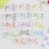 Wholesale Acrylic Loose Beads French Cute Polka Dot Bow Butterfly Charms for DIY Phone Chain Jewelry Making