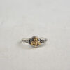 Wholesale Distressed Alloy Electroplated Vintage Bohemian Two Tone Honey Ring Women S Fashion Jewelry Gift