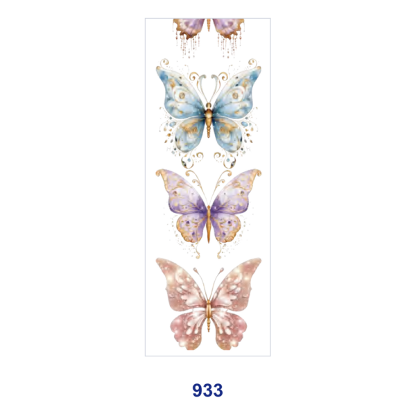 Wholesale 2/8/16pcs Cute Cartoon Cat Lock Heart & Colorful Butterfly Print Pen and Bookmark Stickers UV DTF Wraps OLY Exclusive