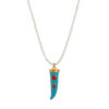 oly-1a23c36208d940776c3631c45a1aa48b Wholesale Retro Copper Teardrop Crystal Tassel Necklace Gradient Design Stylish Jewelry Accessory