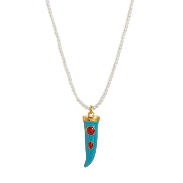 oly-1a23c36208d940776c3631c45a1aa48b Wholesale Retro Copper Teardrop Crystal Tassel Necklace Gradient Design Stylish Jewelry Accessory