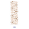 Wholesale 2/8/16pcs Teacher Slogan Floral Leopard & Sport Ball Print Pen and Bookmark Stickers UV DTF Wraps