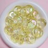 Wholesale UV Plated Acrylic Donut Beads Hand Painted High Gloss Loose Beads for DIY Phone Straps Bag Charms