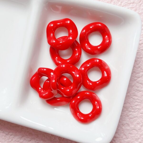 oly-1a865e8da157dd0e9973b9bddd3e526c Wholesale Colorful Acrylic Paint Finish Wavy Spacer Beads for DIY Jewelry Making Bracelet Charms and Craft Projects