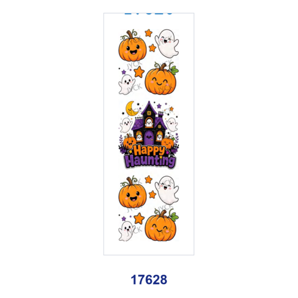 oly-1a87c924f562a891d81419a4ef2a0da4 Wholesale 2/8/16pcs Trendy Cartoon Ghost Bat Pumpkin Halloween Pen and Bookmark Stickers UV DTF Wraps