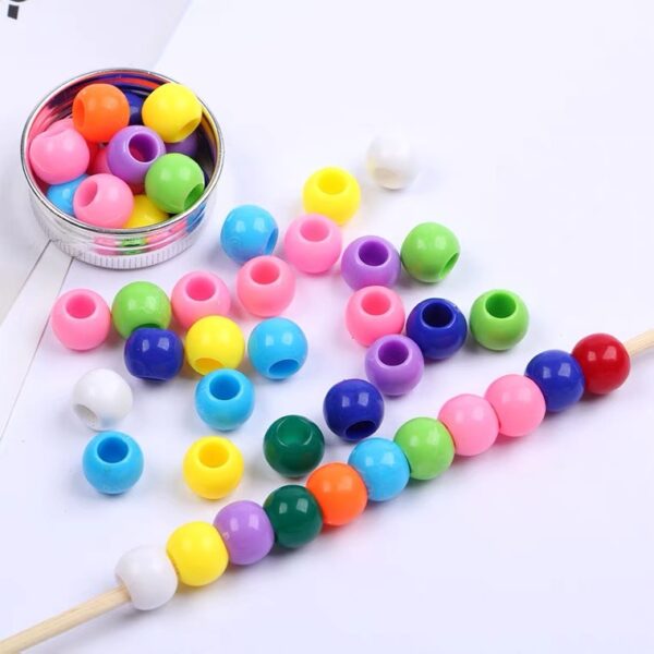 oly-1a8fa28068161227f6adefe9b6c07ab7 Wholesale Turquoise Acrylic Round Loose Beads 10mm 50pcs DIY Jewelry Making Accessory
