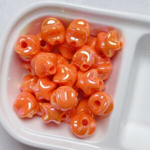 07-Orange / The size is about 15.6mm, and the hole diameter is about 4.5mm