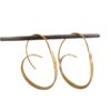 Wholesale Electroplated Alloy Spiral Exaggerated Large Circle Earrings Stylish Party Everyday Jewelry Gift