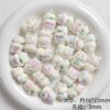 Wholesale Trendy 3D Cartoon Bear Resin Loose Beads UV Plated for DIY Phone Charm Keychain Jewelry Accessory
