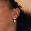 oly-1b2f94103f771a8479a6889b27e2b955 Wholesale Valentine S Day Pearl Necklace And Earring Set Gilt Copper Fashion Accessory For Everyday Wear