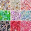 Wholesale Electroplated Acrylic Loose Beads White Mixed Style for DIY Phone Strap Keychain Fashion Accessory Craft Supply