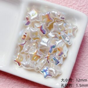 E139-01-[white] star / (sold by piece) see picture for size