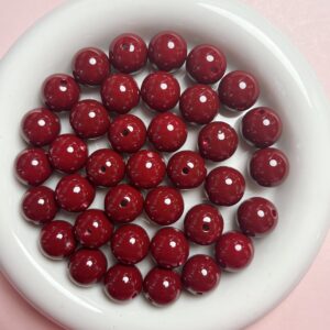 07-Wine Red / The size is about 16mm