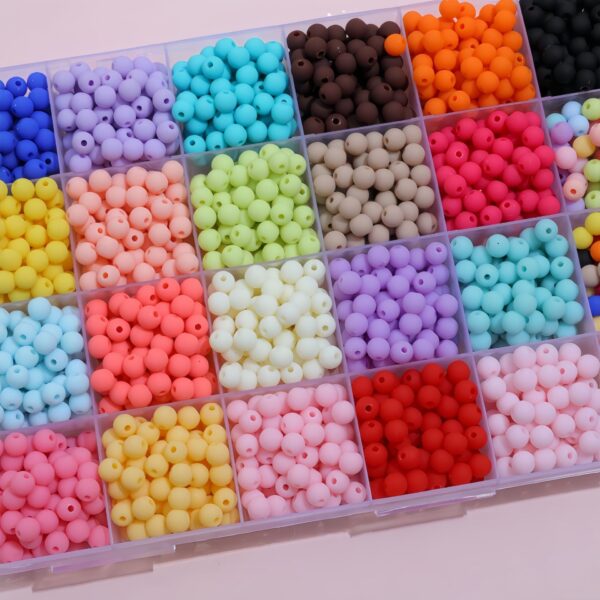 oly-1caca24267a00fa207ab9f7bf2bacef0 Wholesale Chic Macaron Pink Acrylic Beads 6mm 100pcs DIY Jewelry Making Kit for Bracelets Phone Charms Gift