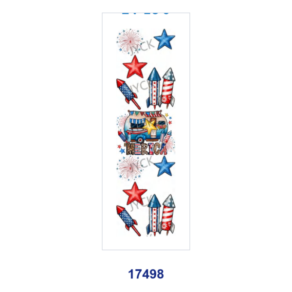 oly-1dafb17925ae4718df6194a36206d7d8 Wholesale 2/8/16pcs Summer Camping Holiday Themed Pen and Bookmark Stickers UV DTF Wraps