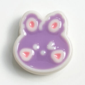 02-Mi Purple Rabbit / About 21*23mm, aperture about 4mm (sold)