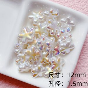 13-[white] five-pointed star / (sold by piece) see picture for size