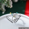 oly-1e9787ea75ad41f83f5a9e293f25697a Wholesale Stylish Christmas Tree Adjustable Ring Silver Zinc Alloy Cute Party Jewelry Gift For Resale