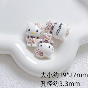03-white leather + leopard print / Sold by piece