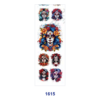 Wholesale 2/8/16pcs Sugar Skull Gnome Holiday Quote Print Pen and Bookmark Stickers UV DTF Wraps OLY Exclusive
