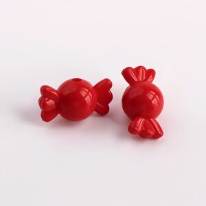 06-big red / Size is about 21*11mm, hole diameter is about 2.3mm