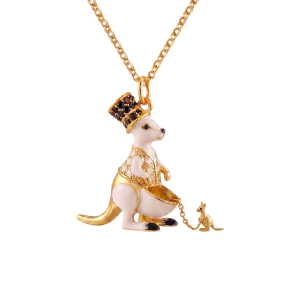 oly-2083d5569dae7d4146fe9dfd27a5cdbc Wholesale Chic Animal Pendant NecklaceElectroplating Copper Koala Kangaroo Sugar Glider Fashion Accessory Gift