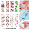 oly-20b3bbecf56527546598cab01df90ef4 Wholesale 2/8/16pcs Cartoon Character Halloween Fashion Print Pen and Bookmark Stickers UV DTF Wraps OLY Exclusive
